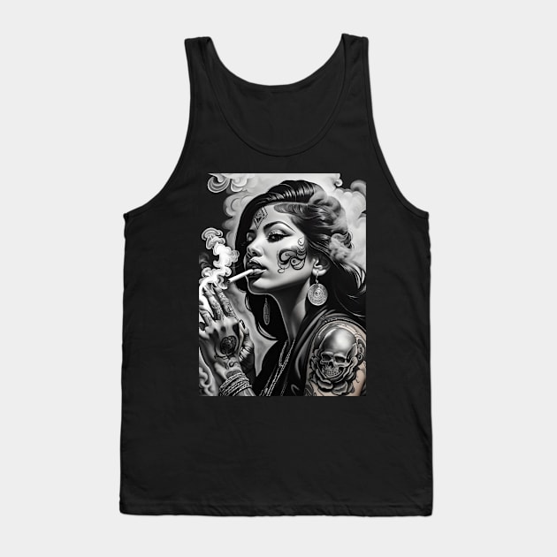 Chicana Power Tank Top by Absinthe Society 